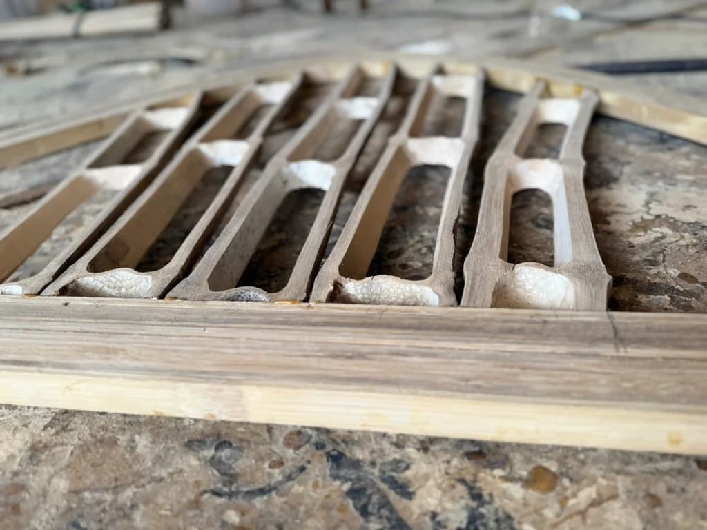 Custom Bamboo Door. View 2
